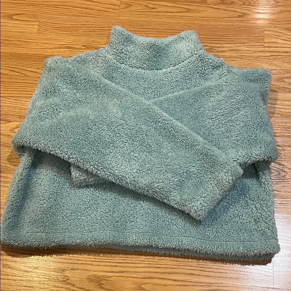 Forever 21 Soft Teal Turtleneck Sweater